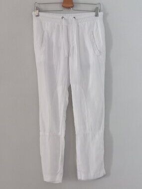 STANDARD JAMES PERSE 100% linen white pants
